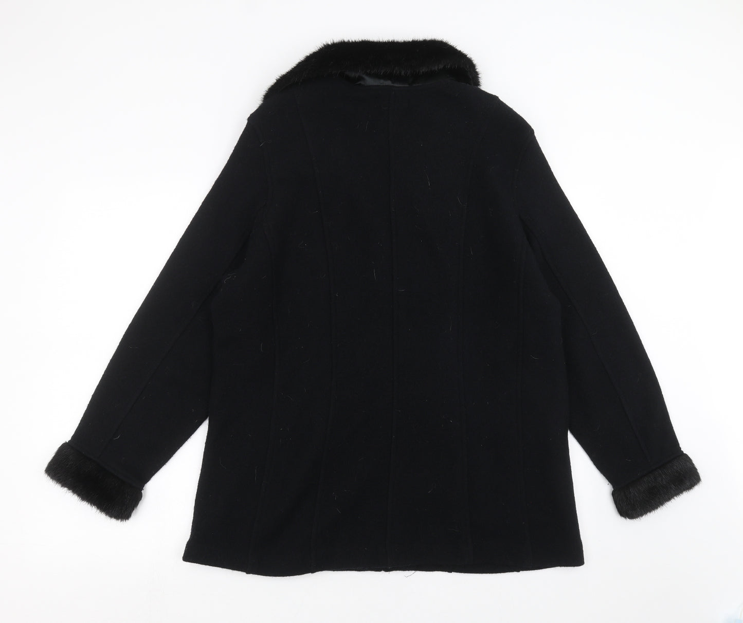 Paraphrase Womens Black  Knit Cardigan Jumper Size XL