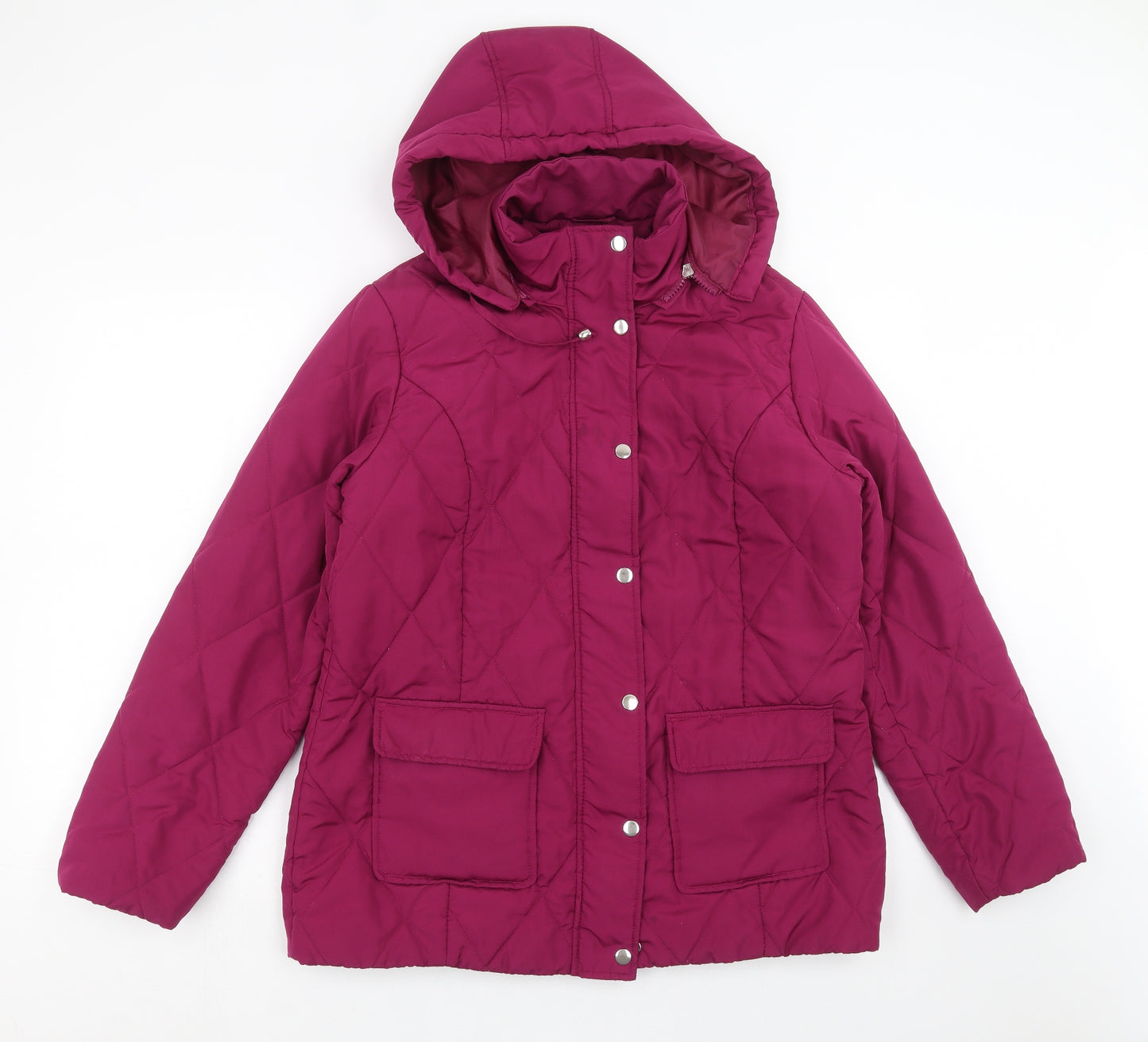 Damart Womens Purple   Quilted Jacket Size 10
