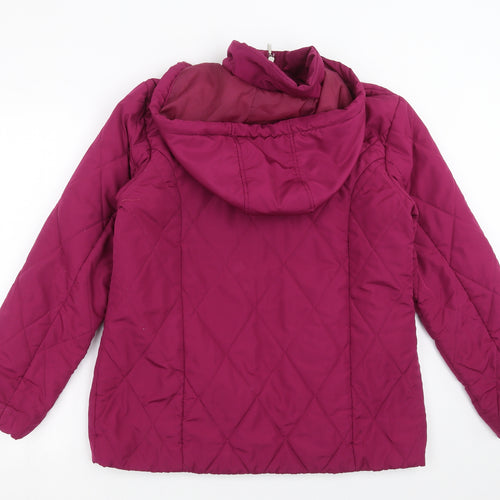 Damart Womens Purple   Quilted Jacket Size 10