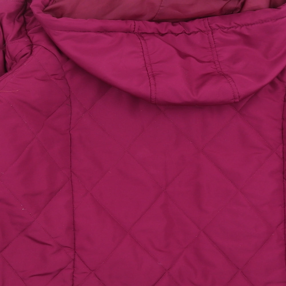 Damart Womens Purple   Quilted Jacket Size 10