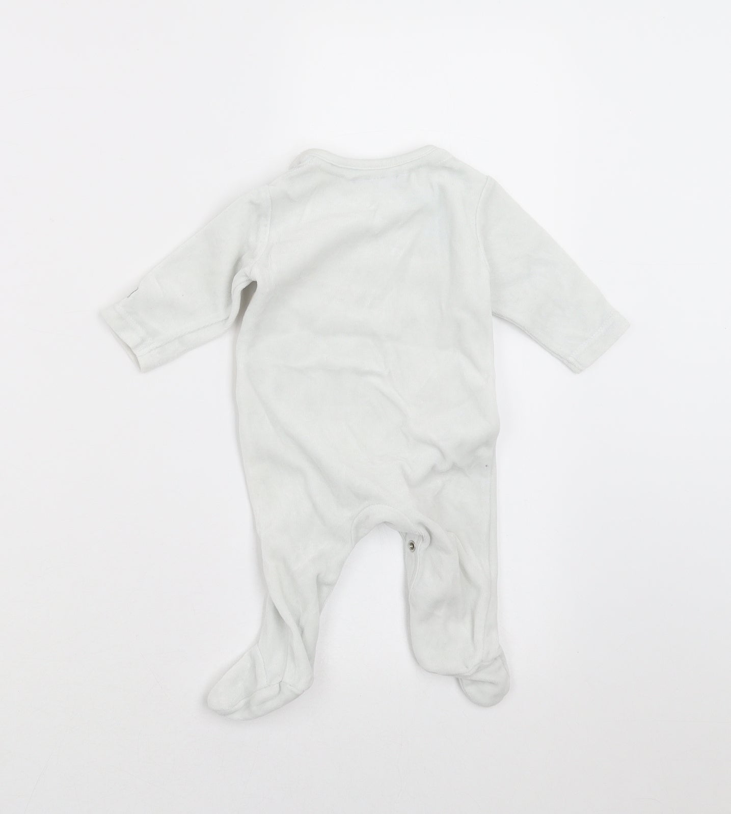Disney Baby Baby Grey   Babygrow One-Piece Size 0-3 Months  - Winnie The Pooh