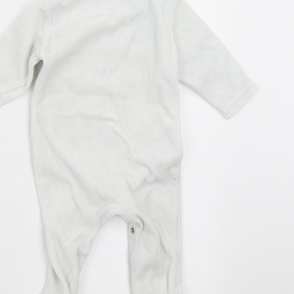 Disney Baby Baby Grey   Babygrow One-Piece Size 0-3 Months  - Winnie The Pooh