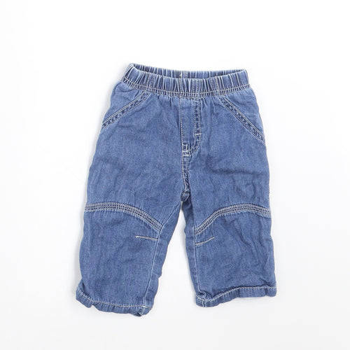 George Baby Blue    Jeans Size 0-3 Months