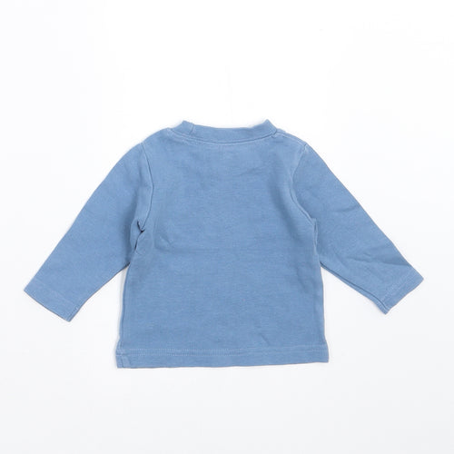 Tiny Ted Baby Blue   Basic T-Shirt Size 0-3 Months  - so cute
