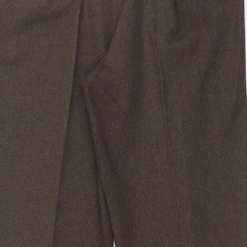 BM Womens Brown   Trousers  Size 16 L26 in