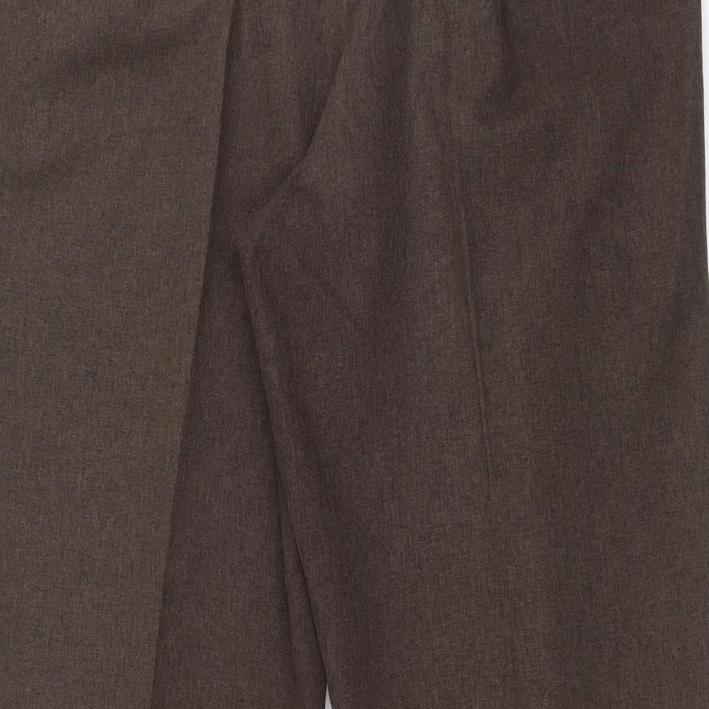 BM Womens Brown   Trousers  Size 16 L26 in
