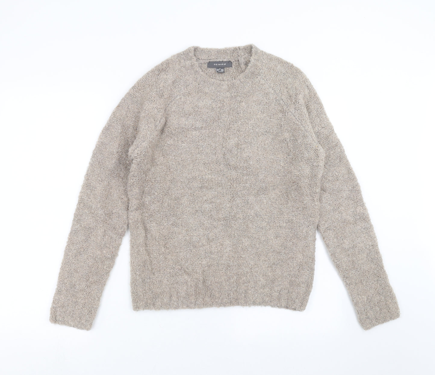 Primark Womens Beige  Knit Pullover Jumper Size S