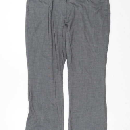 Debenhams Womens Grey   Trousers  Size 16 L27 in