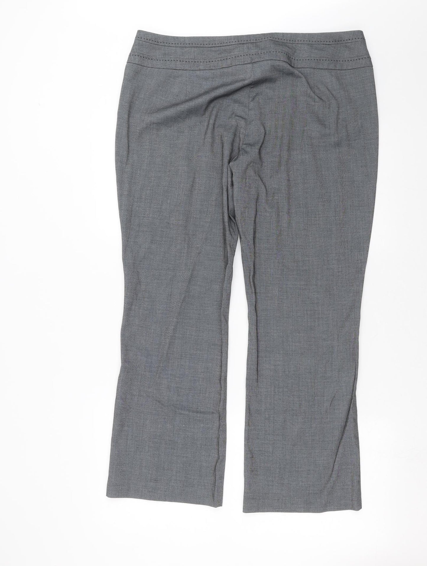 Debenhams Womens Grey   Trousers  Size 16 L27 in