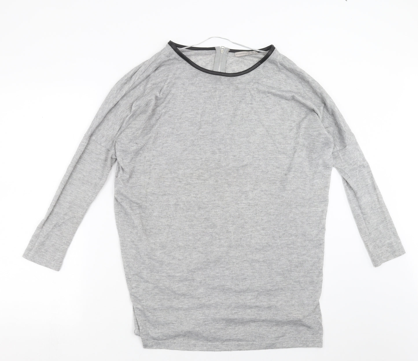 Primark Womens Grey  Knit Pullover Jumper Size 8
