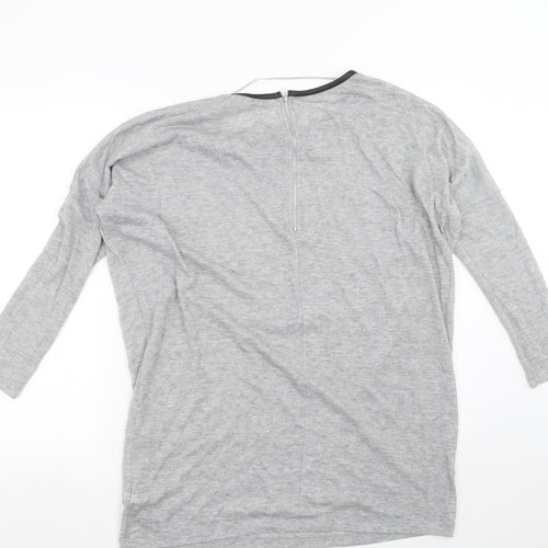 Primark Womens Grey  Knit Pullover Jumper Size 8