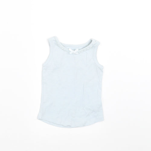 NEXT Girls Blue   Basic Tank Size 6-9 Months