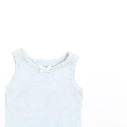 NEXT Girls Blue   Basic Tank Size 6-9 Months