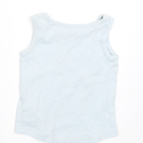 NEXT Girls Blue   Basic Tank Size 6-9 Months