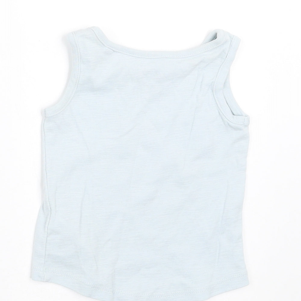 NEXT Girls Blue   Basic Tank Size 6-9 Months