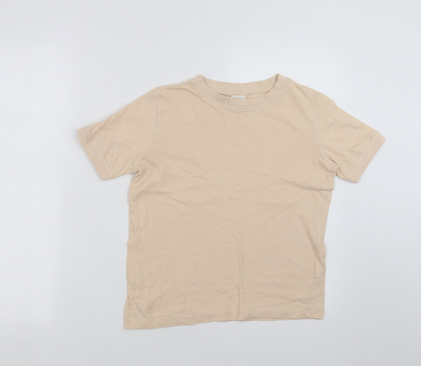 Zara Girls Beige   Basic T-Shirt Size 11-12 Years