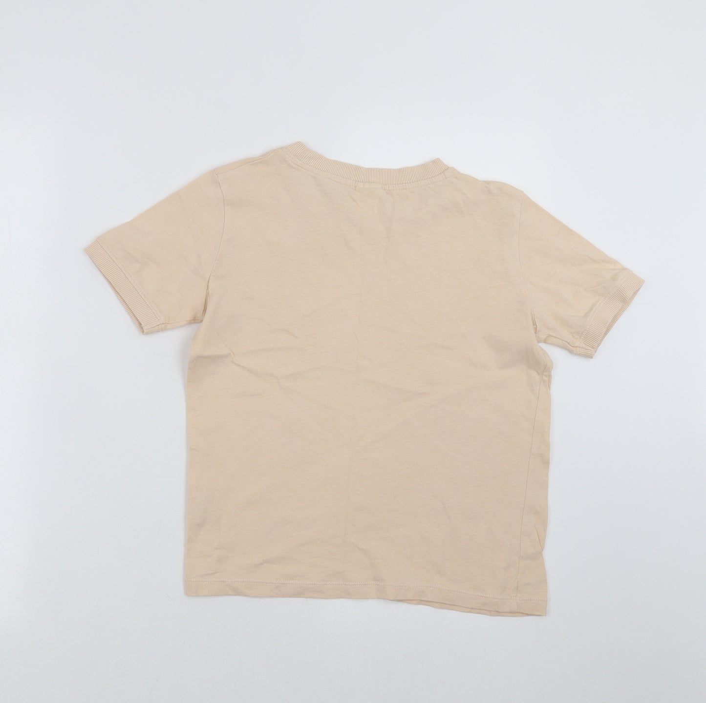 Zara Girls Beige   Basic T-Shirt Size 11-12 Years