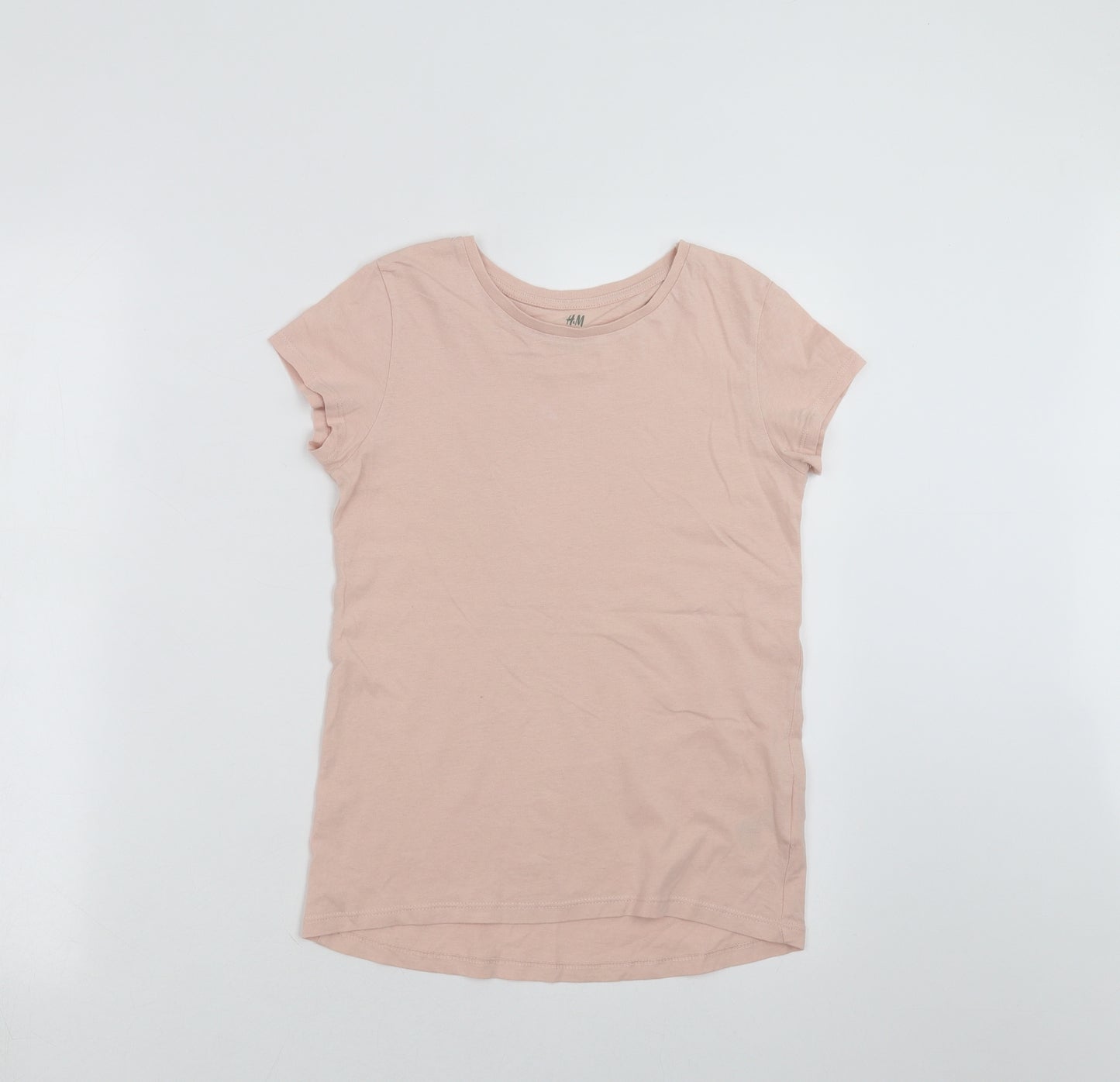 H&M Girls Pink   Basic T-Shirt Size 12 Years