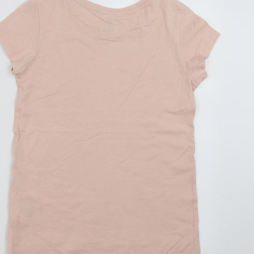 H&M Girls Pink   Basic T-Shirt Size 12 Years