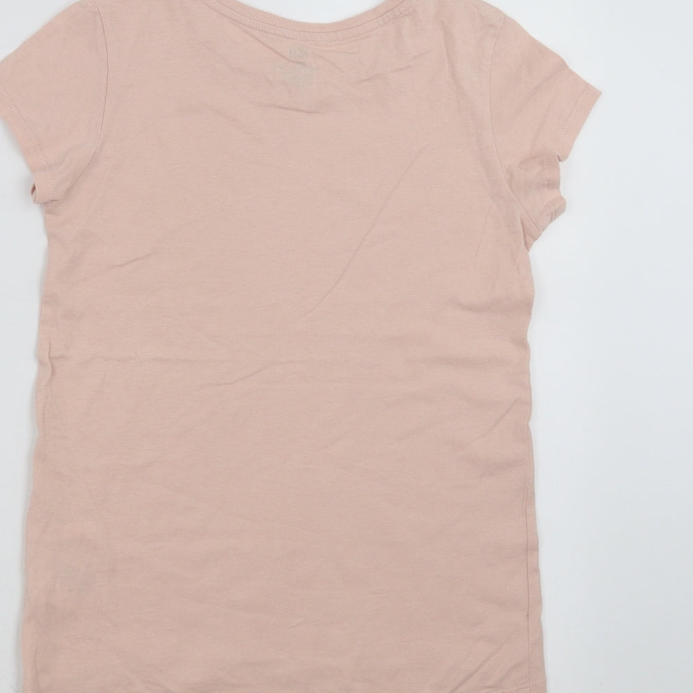H&M Girls Pink   Basic T-Shirt Size 12 Years