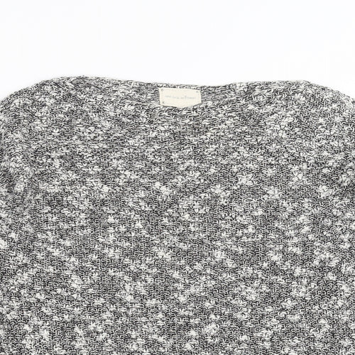 New Look Womens Grey  Knit Pullover Jumper Size S