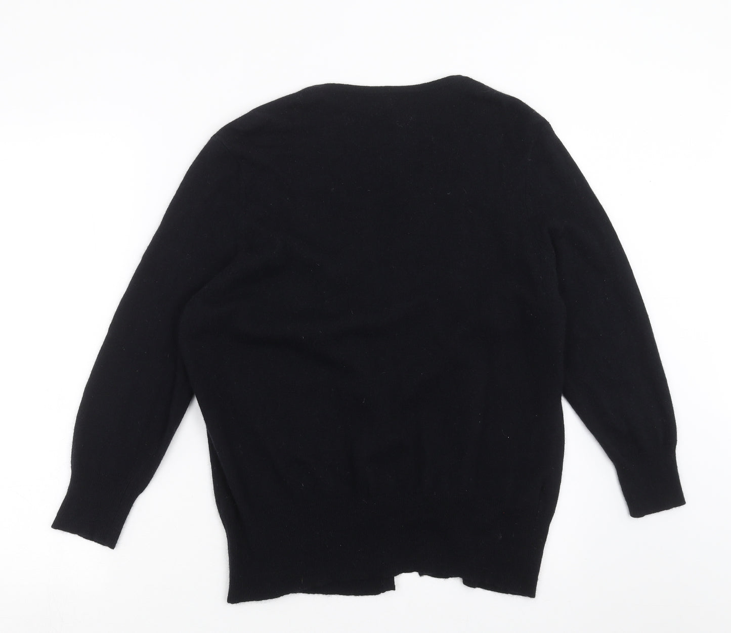 Country Casuals Womens Black  Knit Cardigan Jumper Size XL