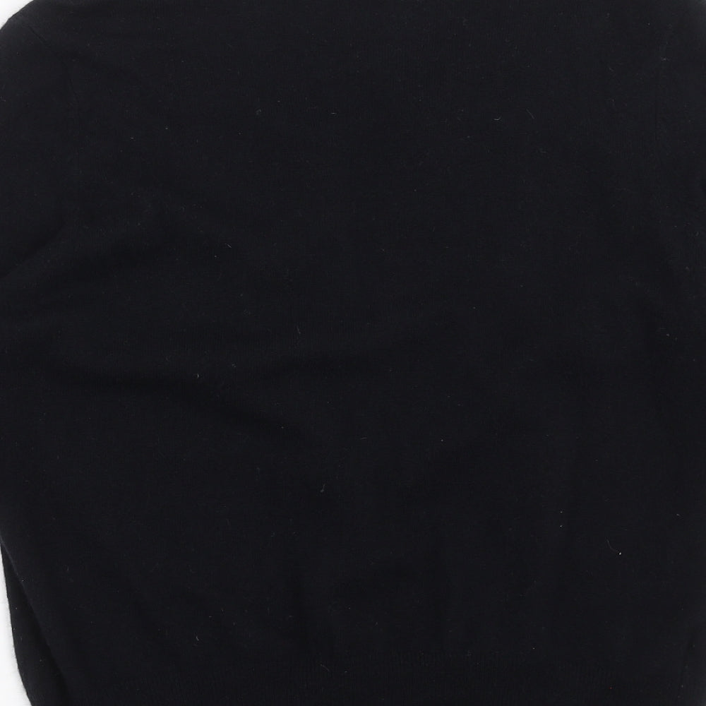 Country Casuals Womens Black  Knit Cardigan Jumper Size XL