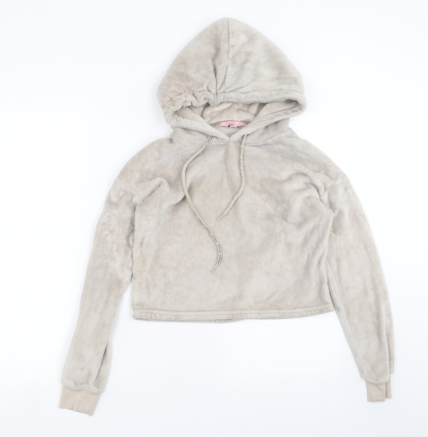 Boux Avenue Womens Beige   Pullover Hoodie Size S  - Cropped Loungewear