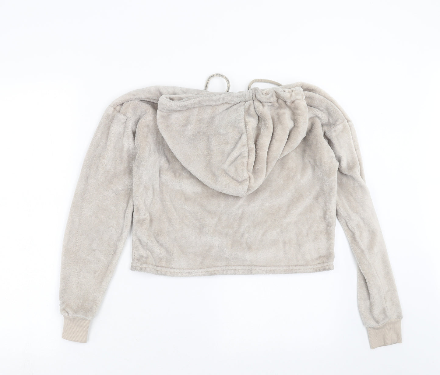 Boux Avenue Womens Beige   Pullover Hoodie Size S  - Cropped Loungewear