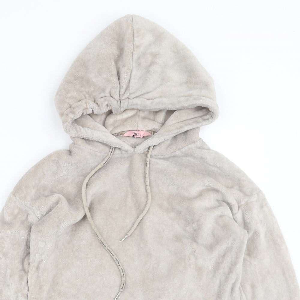 Boux Avenue Womens Beige   Pullover Hoodie Size S  - Cropped Loungewear
