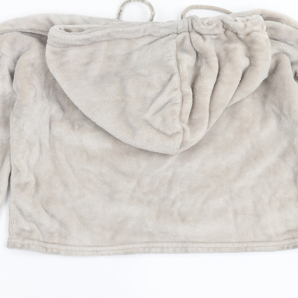 Boux Avenue Womens Beige   Pullover Hoodie Size S  - Cropped Loungewear