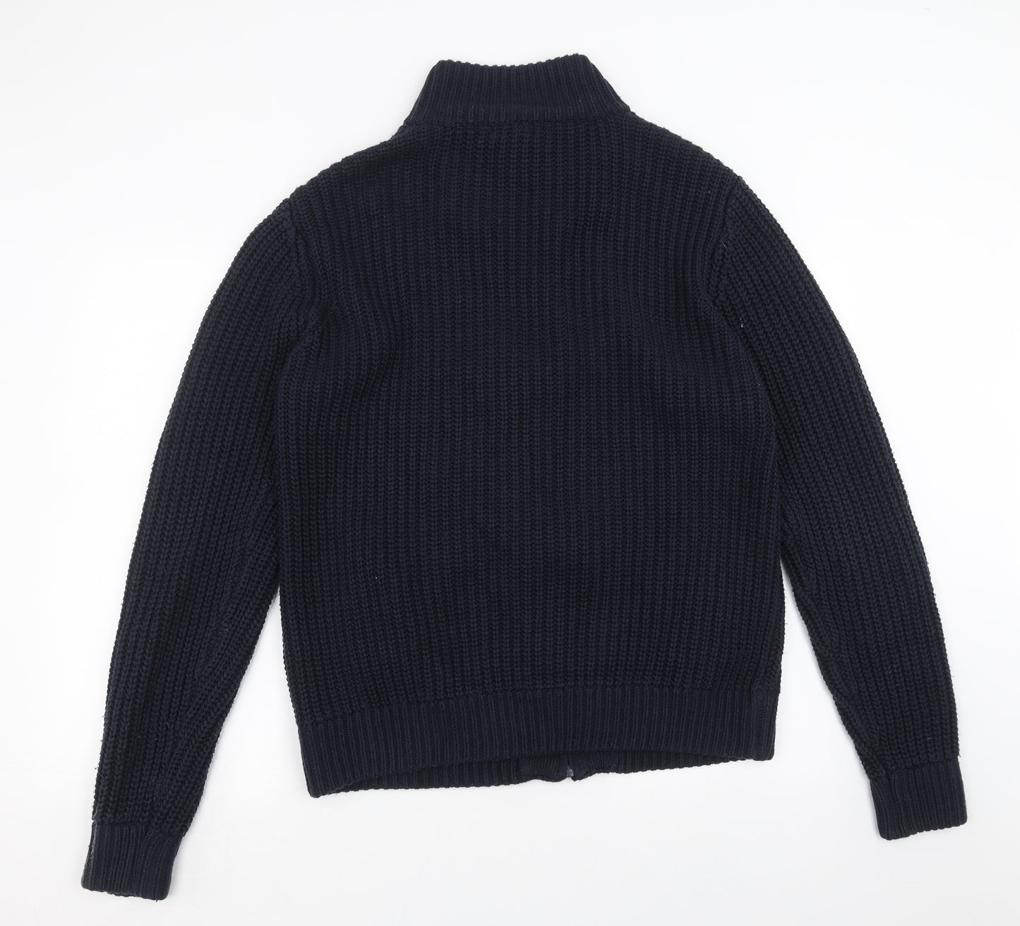 George Mens Blue  Knit Cardigan Jumper Size L