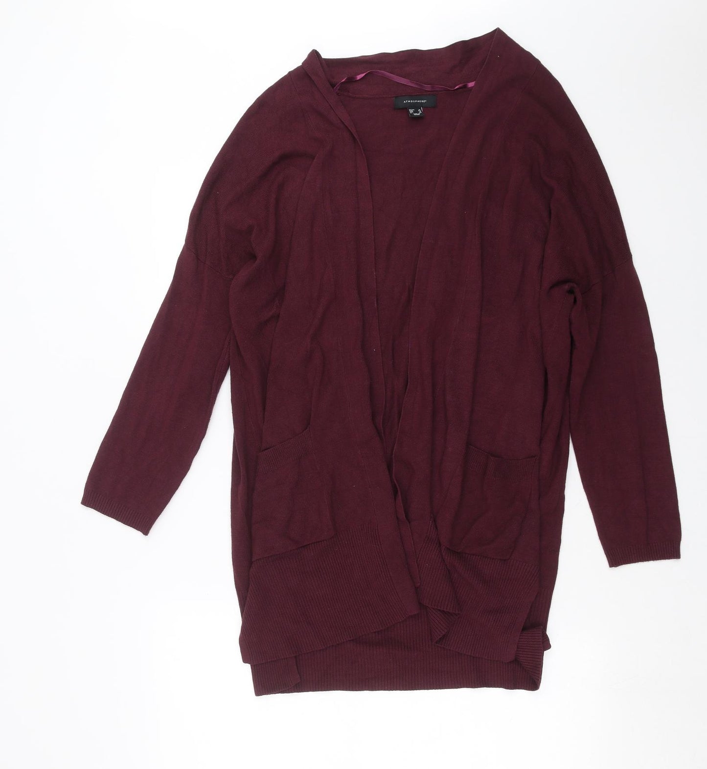 Primark Womens Purple  Knit Cardigan Jumper Size 16