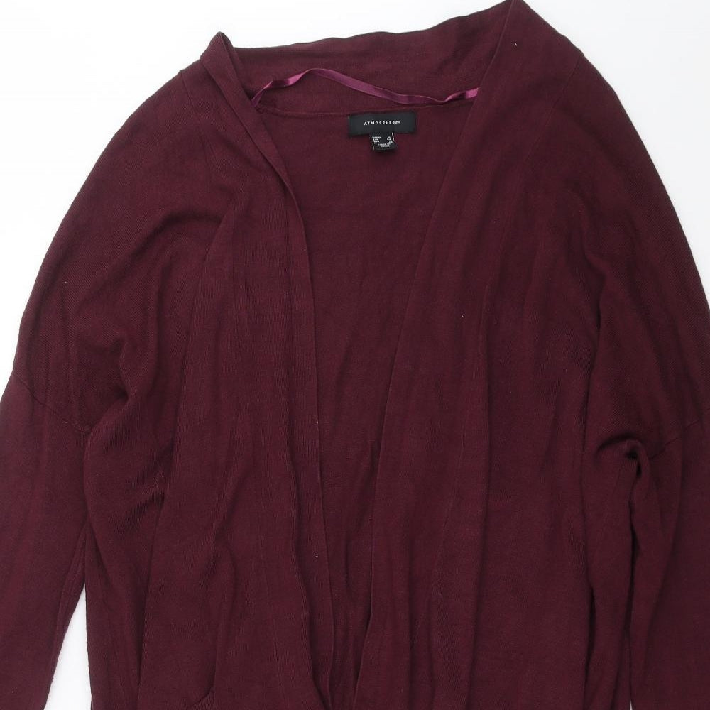 Primark Womens Purple  Knit Cardigan Jumper Size 16