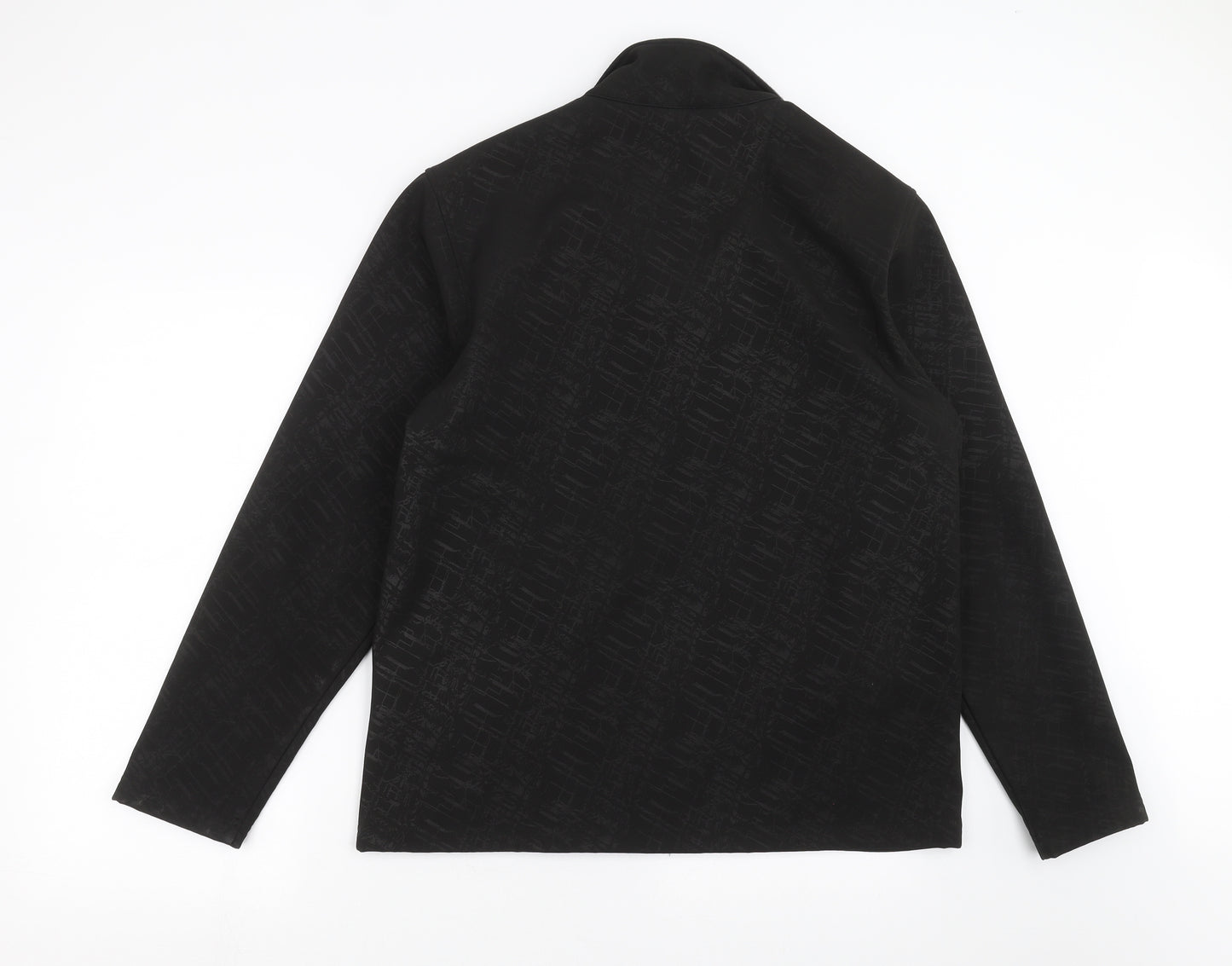 Donnay Mens Black Geometric  Jacket  Size L  - Soft Shell