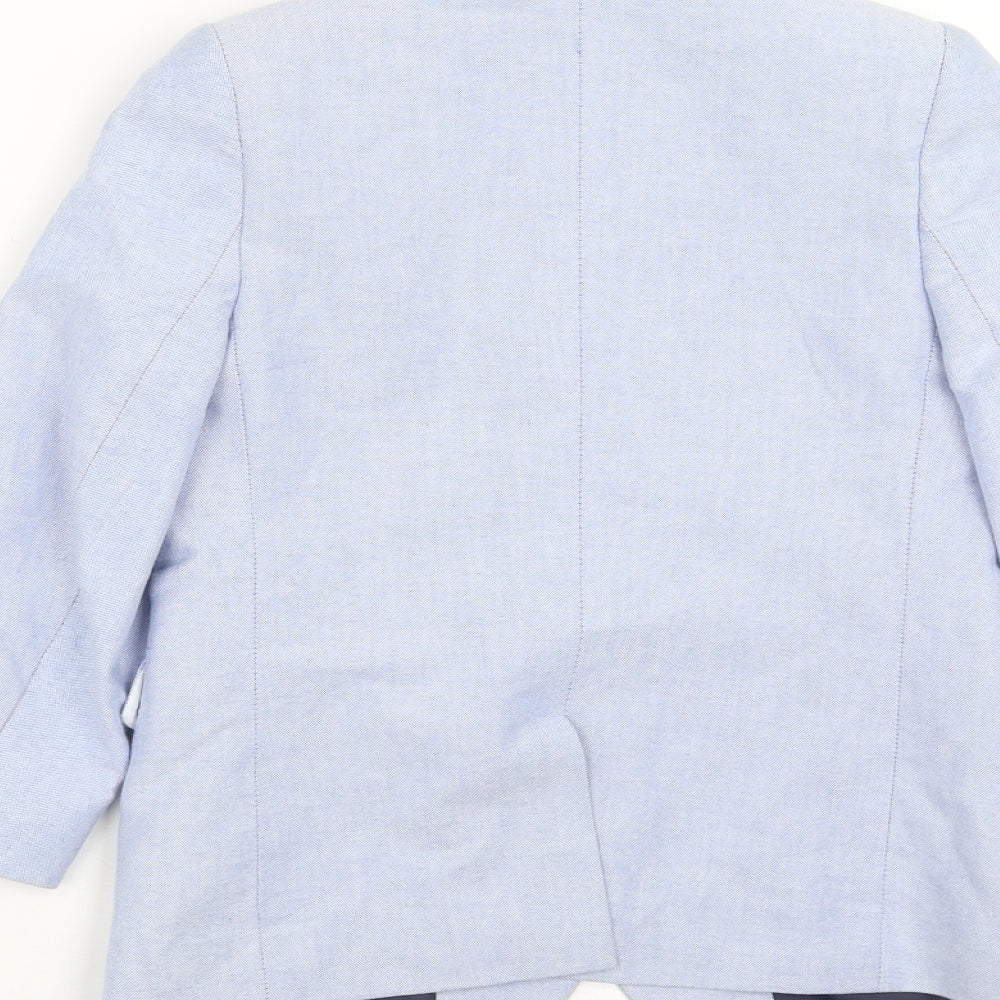 Marks and Spencer Boys Blue   Jacket Blazer Size 5-6 Years  - Suit Jacket