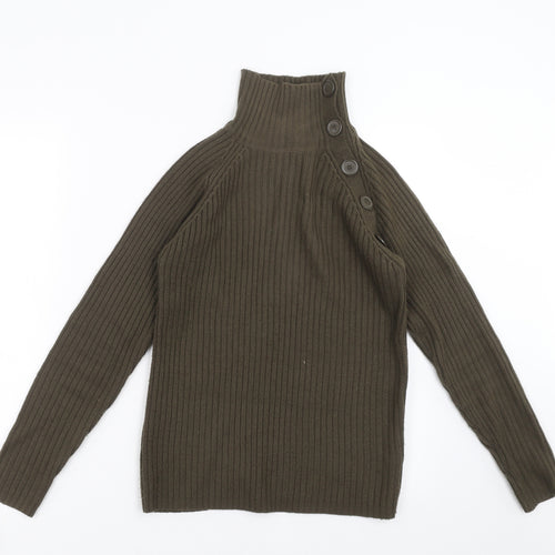 Nouveau Edition Womens Green  Knit Pullover Jumper Size 12