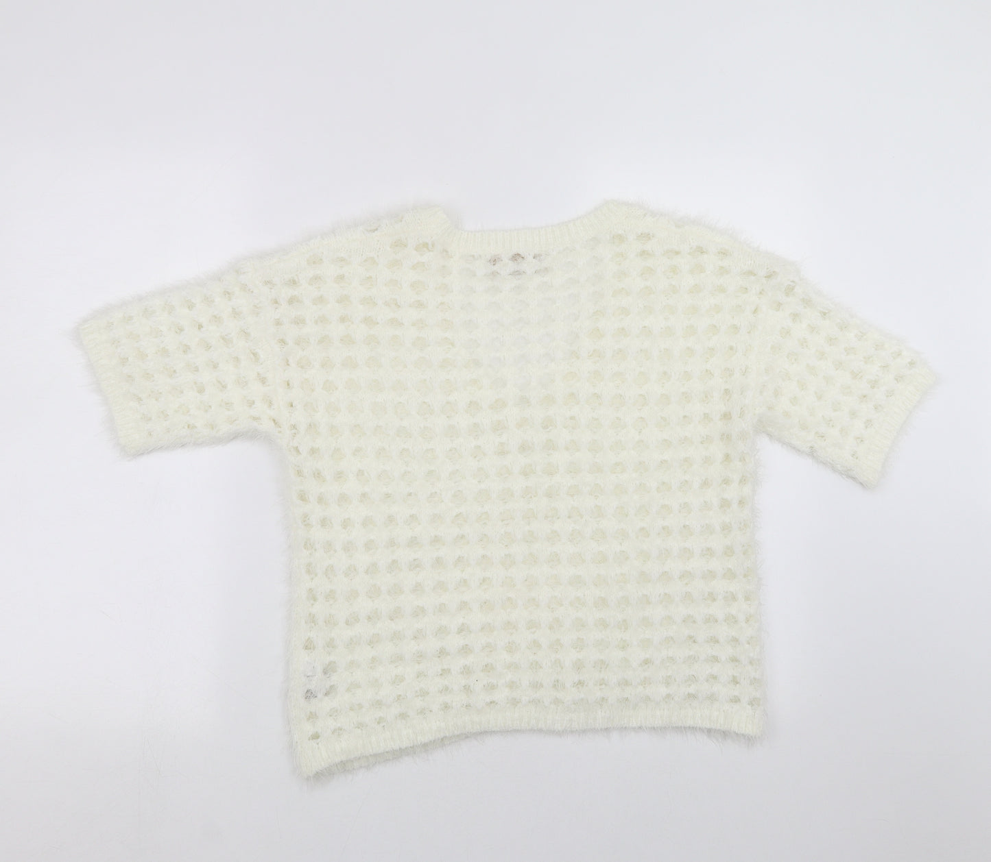 NEXT Womens Ivory  Knit Pullover Jumper Size M