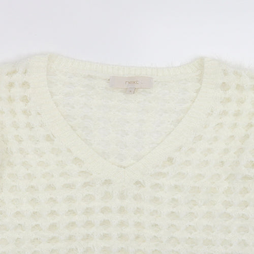 NEXT Womens Ivory  Knit Pullover Jumper Size M