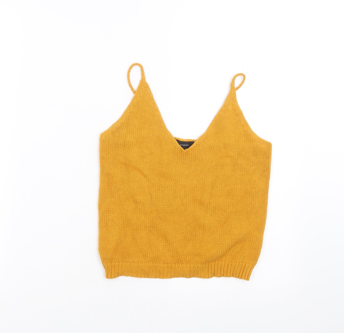 Primark Womens Yellow  Knit Pullover Jumper Size 6