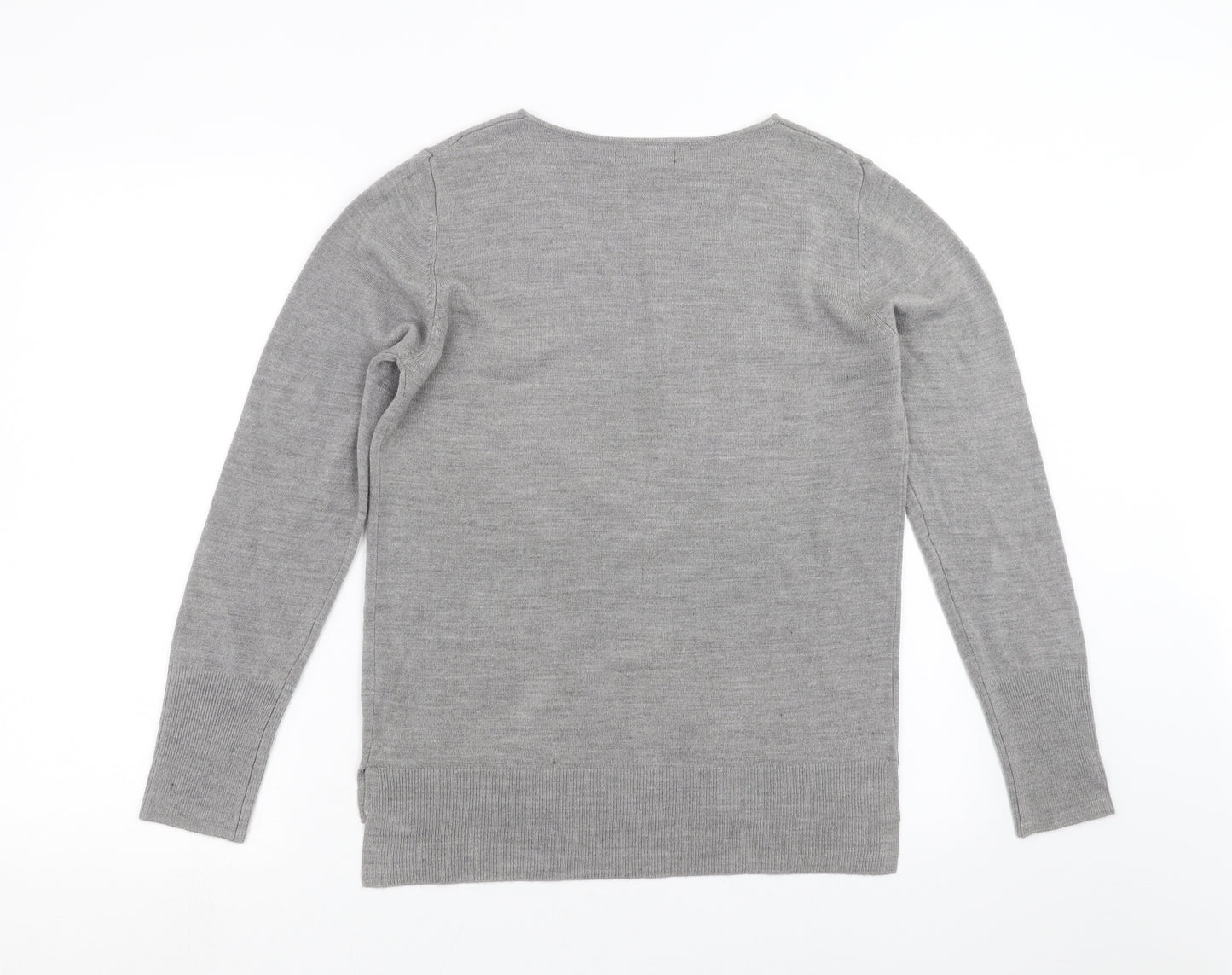 Primark Womens Grey  Knit Pullover Jumper Size 12