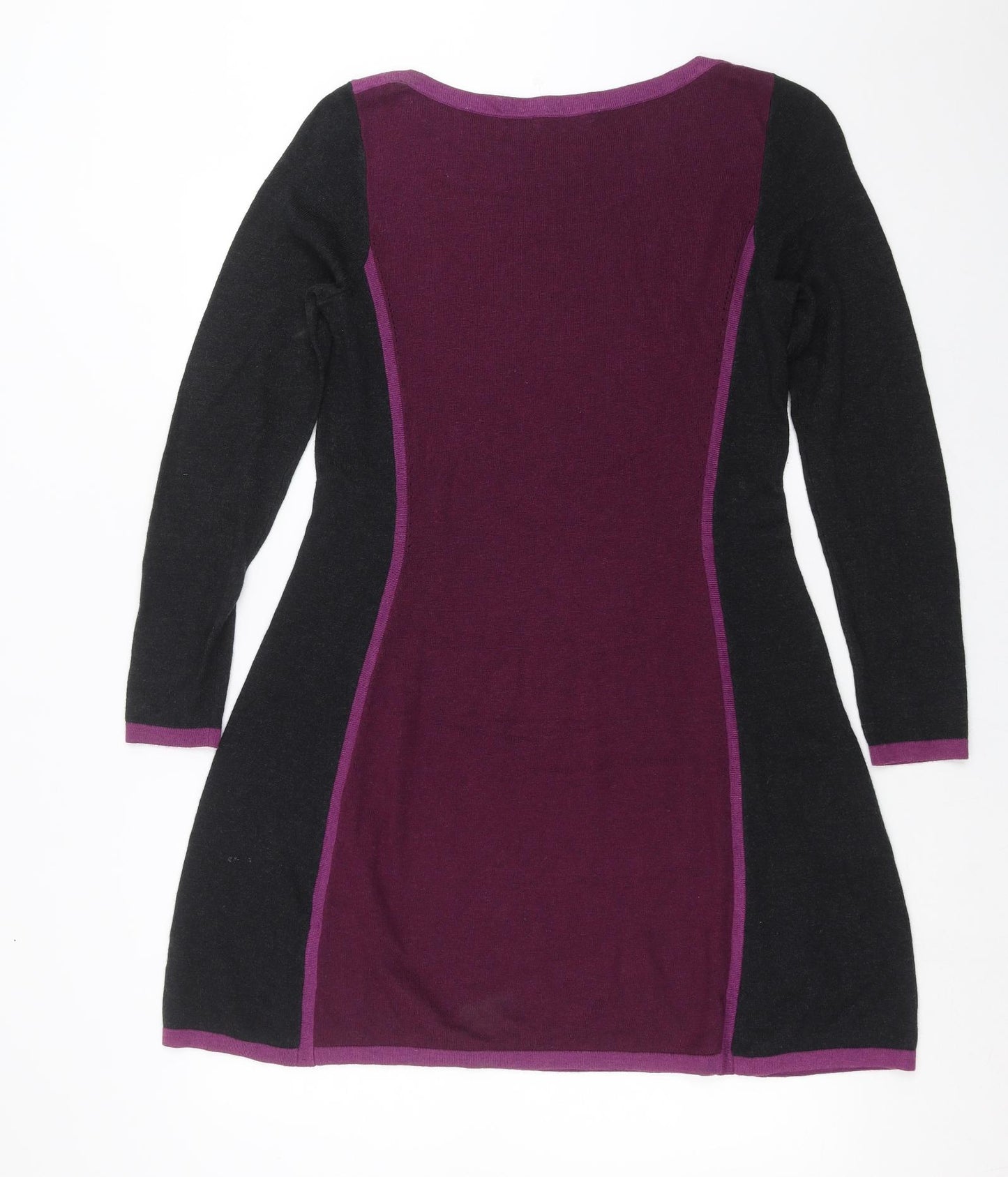 TU Womens Purple  Knit Jumper Dress  Size 10