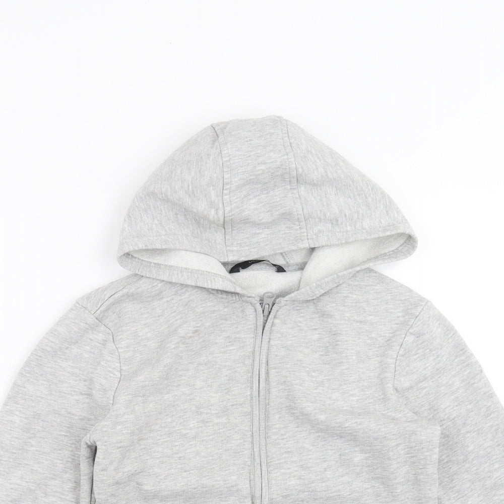 George Boys Grey   Full Zip Hoodie Size 8-9 Years