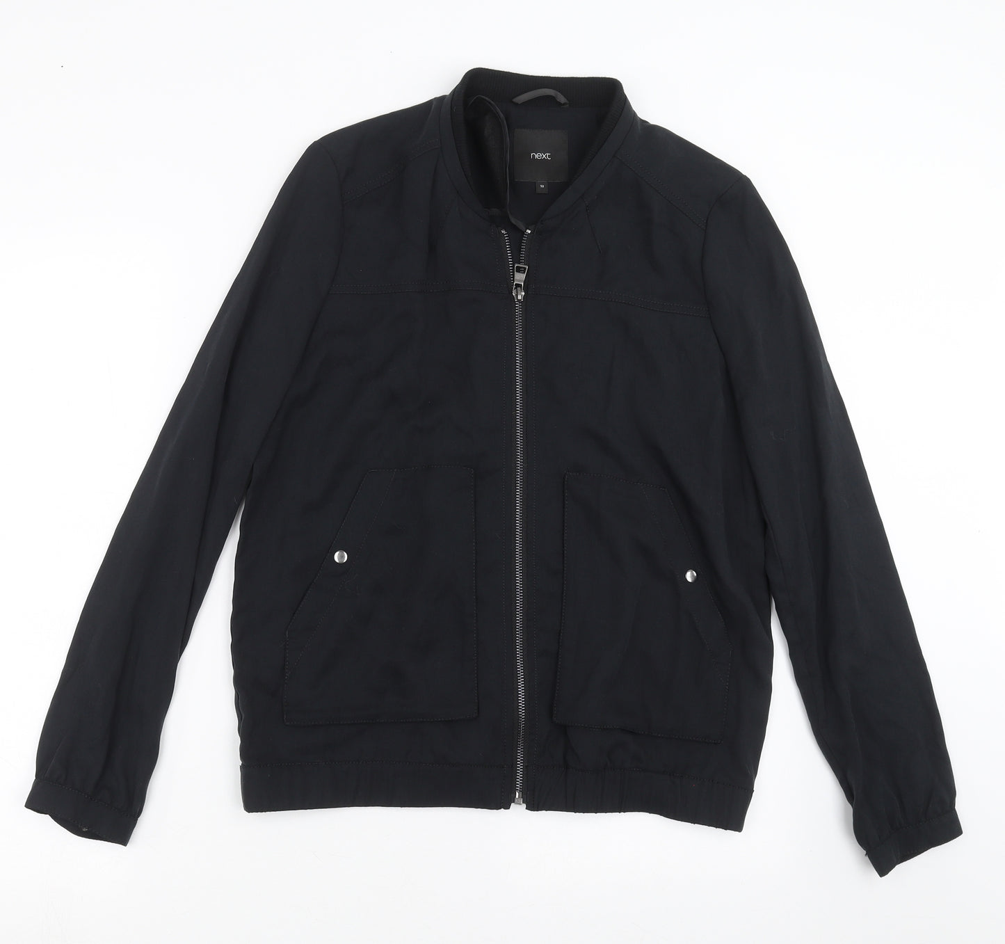 NEXT Womens Black   Bomber Jacket Jacket Size 10