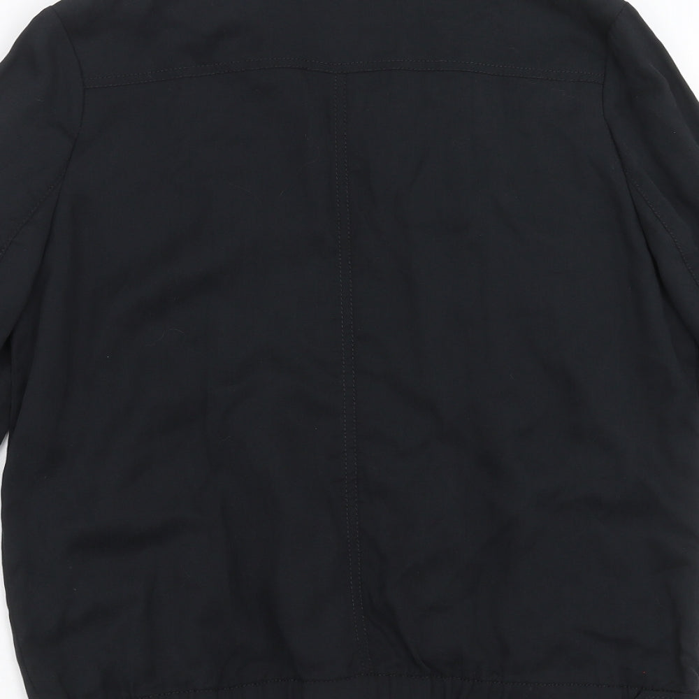 NEXT Womens Black   Bomber Jacket Jacket Size 10