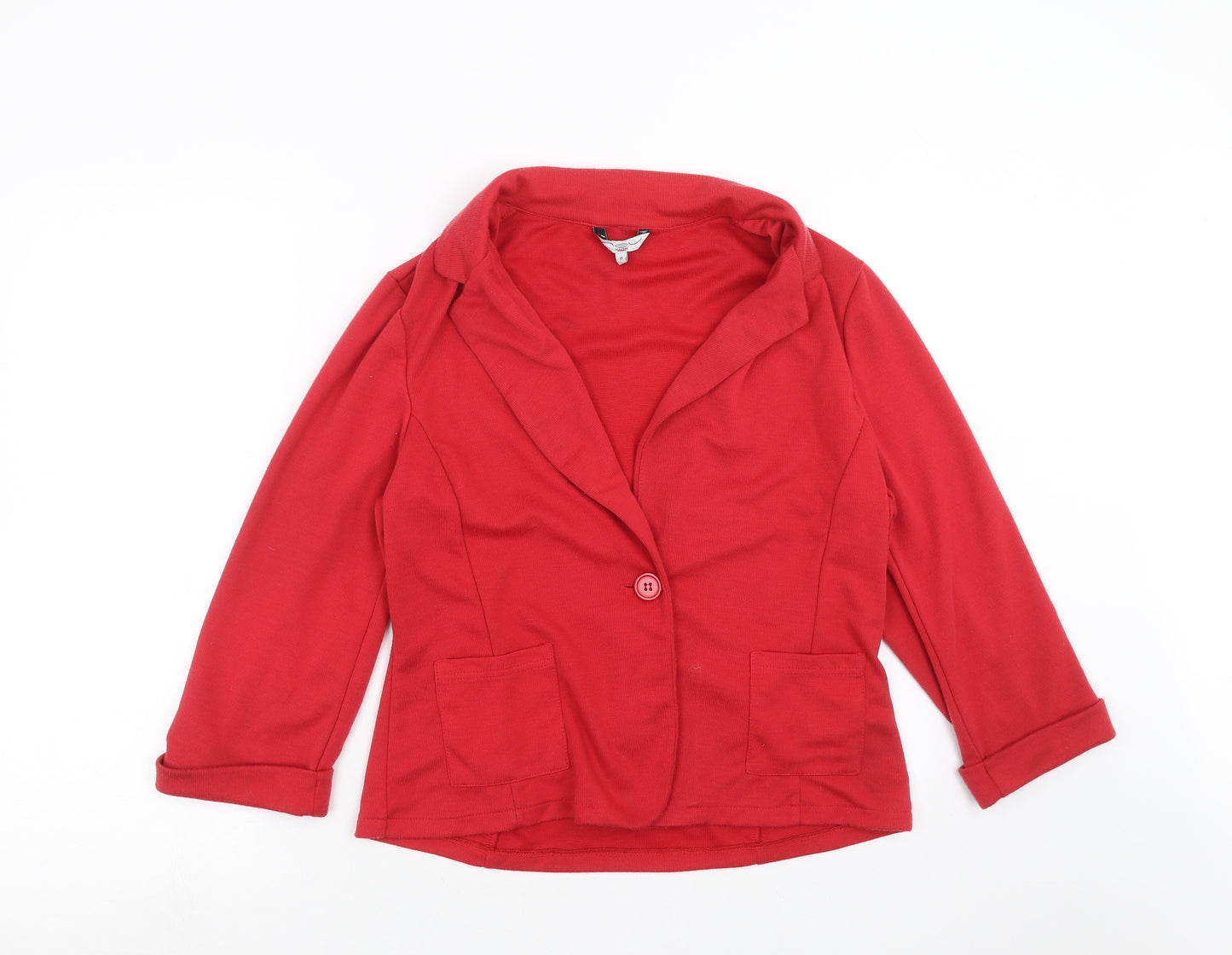 New Look Womens Red   Cardigan Jumper Size 18