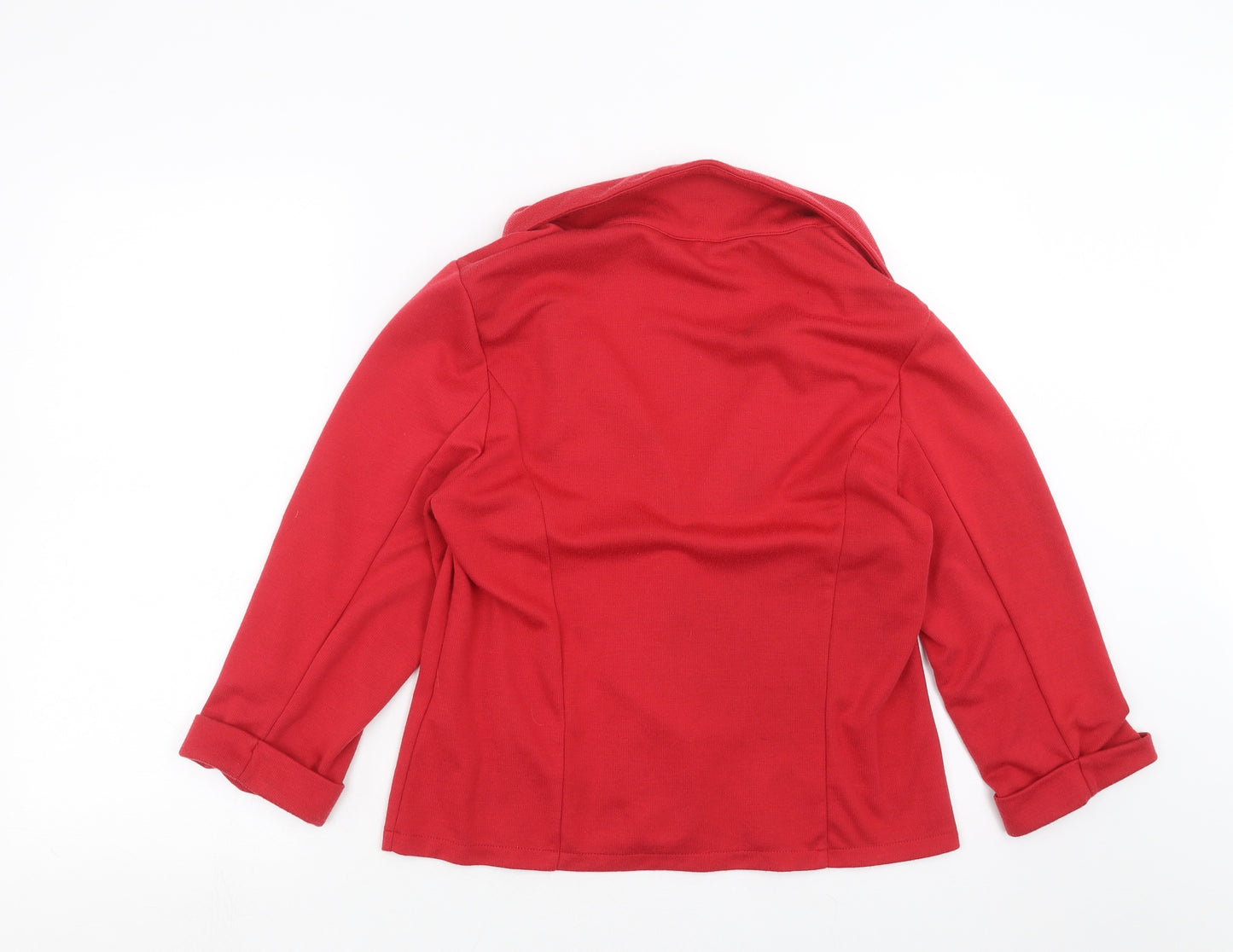 New Look Womens Red   Cardigan Jumper Size 18