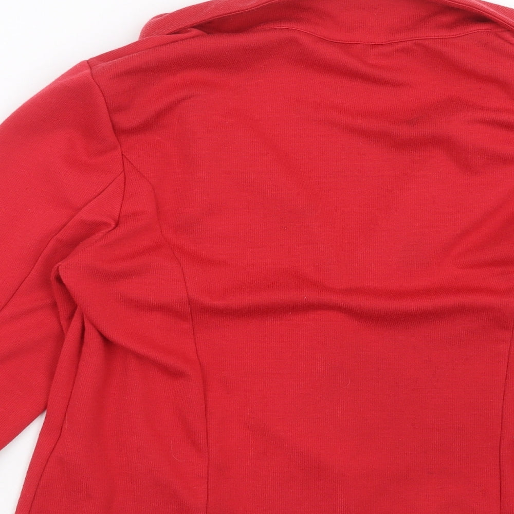 New Look Womens Red   Cardigan Jumper Size 18