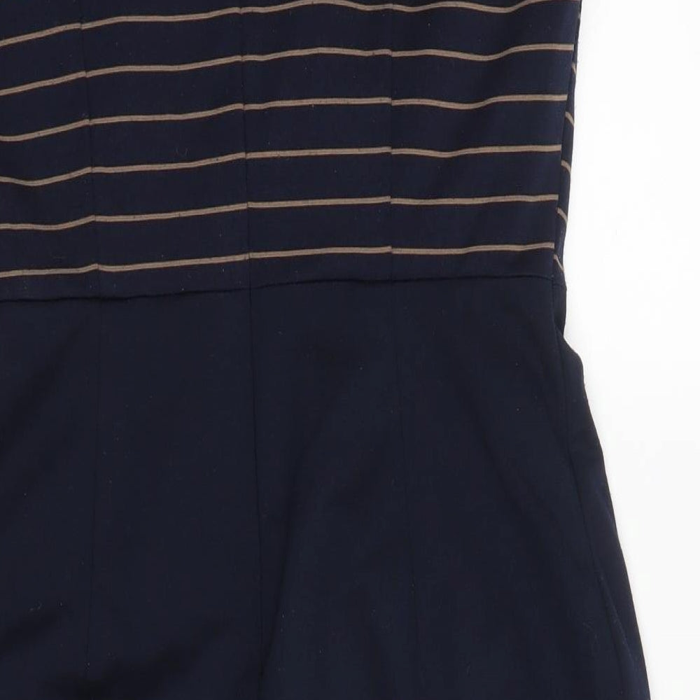 F&F Womens Blue Striped  Sheath  Size 12