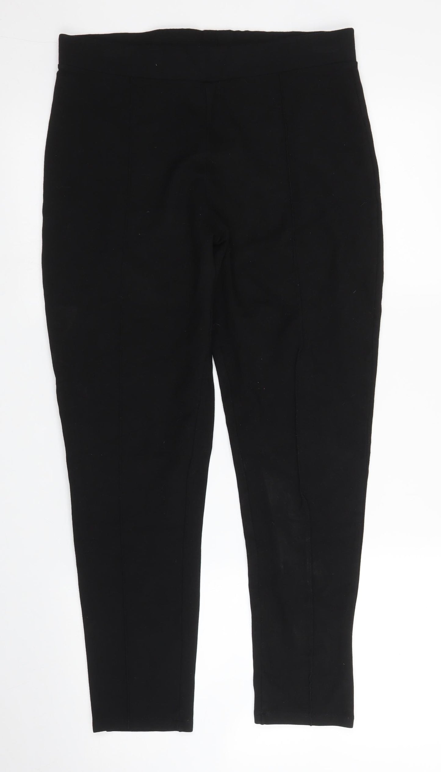 TU Womens Black   Carrot Leggings Size 14 L25 in